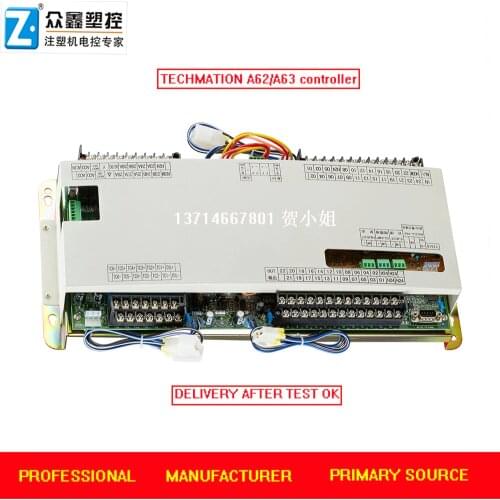 Techmation A62 A63 KJ50 Controller , CPU board with AD Card for Injection Molding Machine