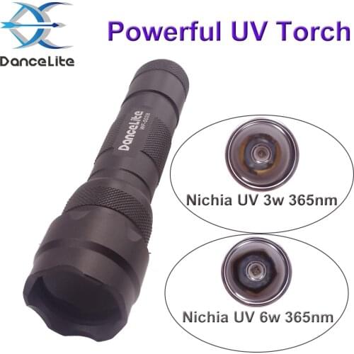 502B UV 365nm Nichia Ultraviolet Blacklight Detector for Dog Urine, Pet Stains and Fluorescence, Pocket-size LED Flashlight