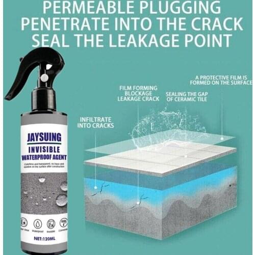 120ml Waterproof Sealant Spray Ceramic Floor Tile Wall Anti Leaking Adhesives Super Strong Roof Bonding Trapping Repair Agent