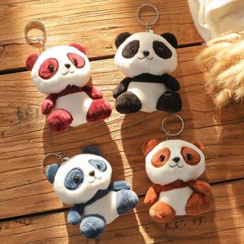1pcs Lovely Cute 11cm Gift Panda Small Plush Stuffed Toys Wedding Party Gift Plush Toys