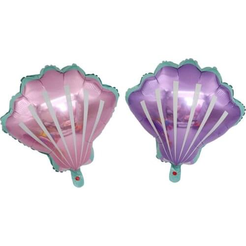 50pcs Lovely Shell Foil Balloons for Baby Shower Kids Adults Wedding Birthday Party Decoration Supplies Air Globos Ball 54*50cm