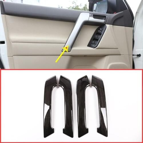 ABS Car styling Interior Door Handle Trim for Toyota Land Cruiser Prado FJ150 150 2010-2018 Car Interior Accessories 3 Styles
