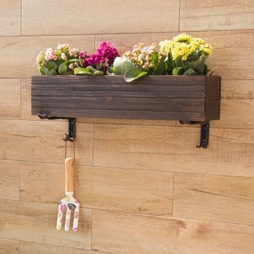 Adjustable Deck Balcony Railing Clamp Bracket Windox Box Holder Hanging Planter Flower Pot Shelf Garden Home Decoration