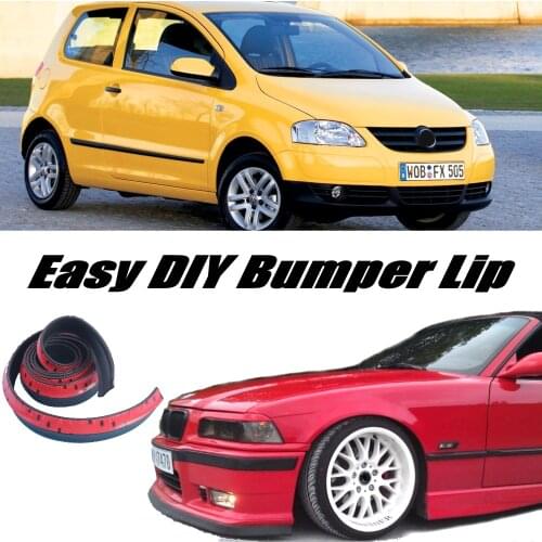 Bumper Lip Deflector Lips For Volkswagen VW Fox / Lupo Front Spoiler Skirt For TopGear Car Tuning / Body Kit / Strip