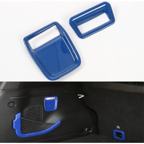 For Jeep Renegade 2015 2016 2Pcs/Set ABS Interior Car Rear Tail Trunk Lamp Light Decorative Frame Trim Stickers Cover