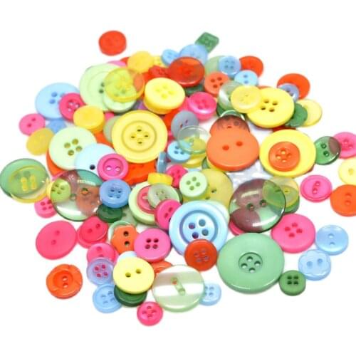 100g Mixed Button for Craft And DIY Button DNK-M2 mixed color