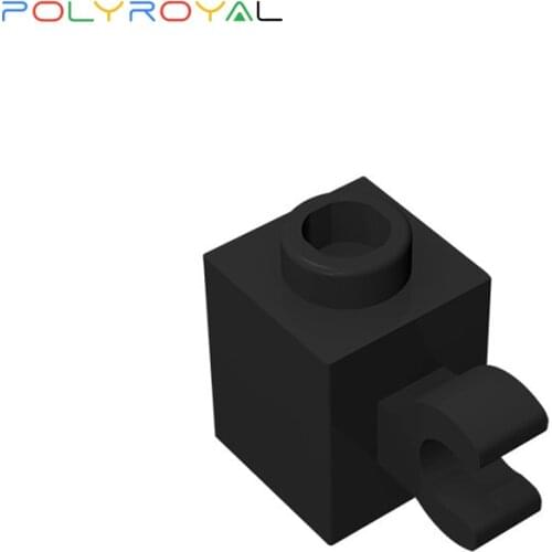 Building Blocks Parts 1x1 single side single longitudinal clip brick 10 PCS MOC Compatible With brands toys for children 60476