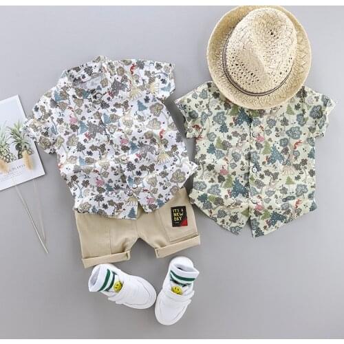 Summer Baby Boy Clothes 2020 Cartoon Baby Boys T-shirts+Shorts Outfits Newborn Clothing Set For Babies 6 12 18 24 Months 3 Years