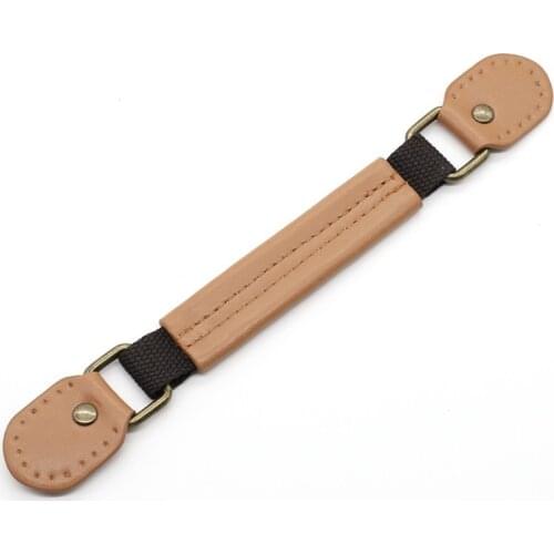 Brown pu roller small suitcase luggage LY717-06492