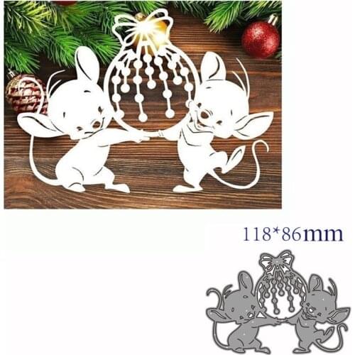 Metal cutting dies cut die mold Animal mouse decoration Scrapbook paper craft knife mould blade punch stencils dies