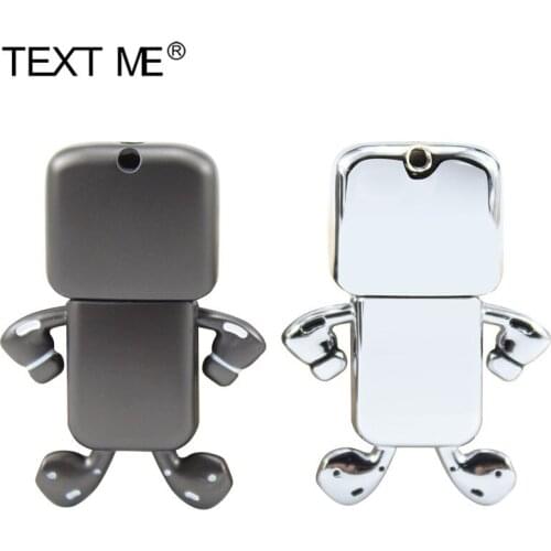 TEXT ME Metal USB 2.0 Pendrive Flash Drive 4GB 8GB 16GB 32GB 64GB New Metal USB Flash Drive Gold Black Yellow