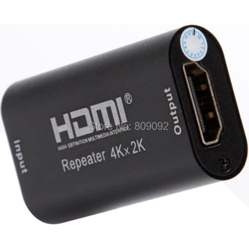 New Mini HDMI Repeater Extender HDMI Amplifier Booster 40M Support 4K 2K 3D 1080P Full HD 3.4G bps Switch