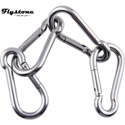 HOT NEW Hammock Carabiners and hooks,Spring Clip Spring hook with nut,carbine hook, carabiner for outdoor Camping Accessories