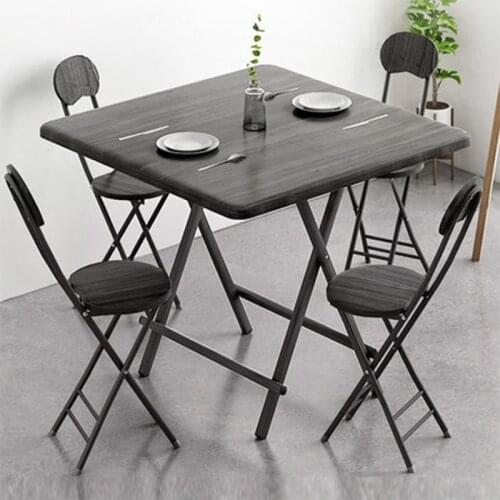 Home Portable Folding Table Square Dining Table Coffee Table Outdoor Garden Space-saving Foldable Laptop Desk 100X60X74