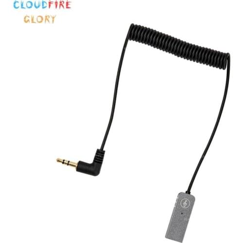 CloudFireGlory USB Bluetooth 5.0 Receiver Adapter 3.5mm Jack Aux Audio Receiver Music Car Transmitter D08 For Car Speaker PC