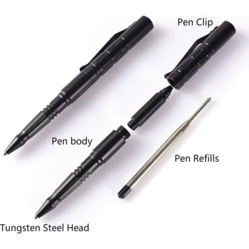 Self Defense Supplies Tactical Pen Self Defense Tool Security protection personal defense tool Tungsten Steel defesa pessoal