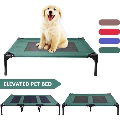 Dog Durable High Trampoline Dog Play Cool Nest Dog Breathable Removable Bed Pet Cat Anti-skid Load-bearing Elevated Bed