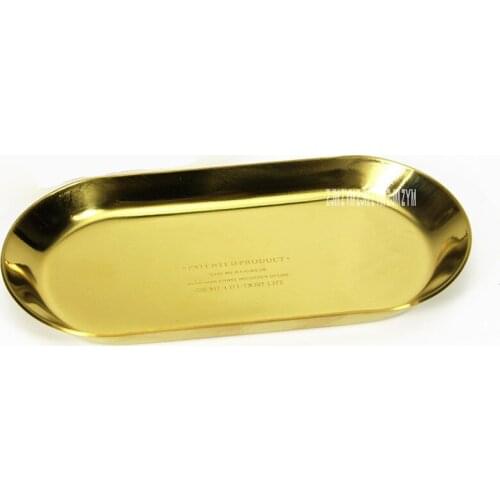 Simple Modern Gold Pipe Herb Tobacco Storage Plate Discs Cigarette Rolling Metal Tray Ashtray Smoking Tool Accessories Nice Gift