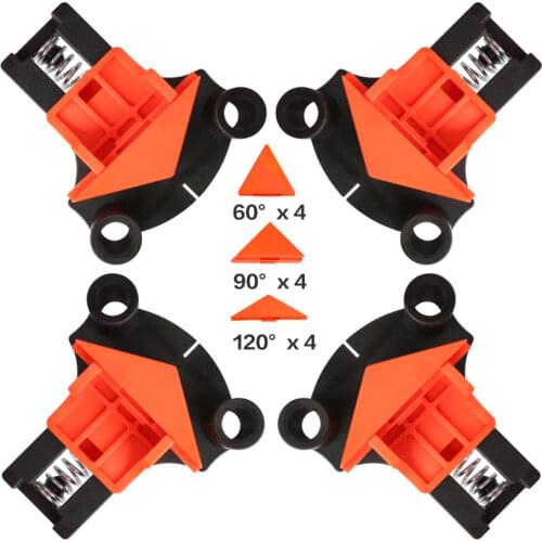 60/90/120 Degree Right Angle Clamps Fixing Clips Adjustable Corner Clamp for Welding