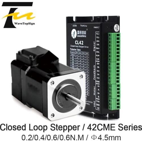 Leadshine NEMA17 Closed-Loop Stepper Motor 42CME Series + Driver CL42 DC Input voltage 24 - 48VDC