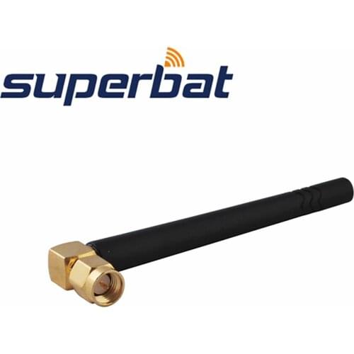 Superbat 2.4GHz 3dBi Wi-Fi Antenna Omni Booster SMA Plug RA 50 Ohm for Wireless Router WLAN PCI Card Rubber Duck Aerial
