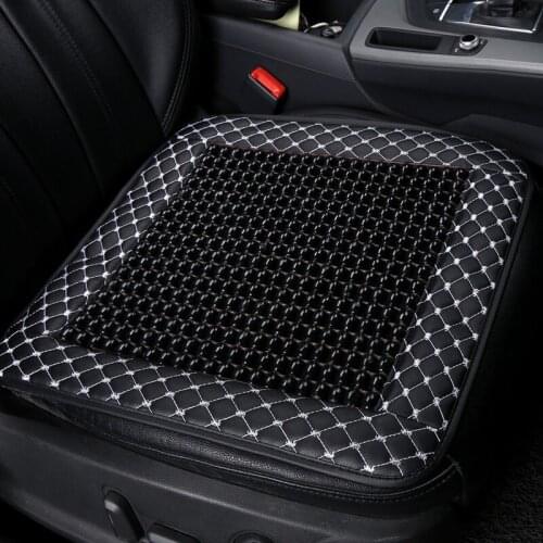 1 Piece Wood Bead Car Seat Cushion Cool Down Breathable Pure Natural Wood Beads Cover Universal Car Seat Mat