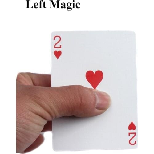 1 Pcs Original Special Playing Card Poker Magic Tricks Moving Heart 2 Close Up Stage Props Illusion Accessary Magician