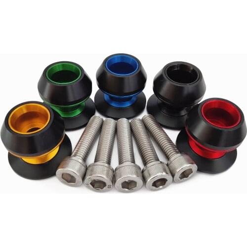 10mm CNC Motorcycle Stand Screws universal for S1000RR ninja400 z1000 z900 z750 R1 R25 R3 R6 mt09 mt10 Swingarm Spools Sliders