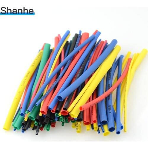 100pcs/164pcs/530pcs /560pcs Thermal contra Sleeve cable Heat Shrink Tube termoretractil pvc tube tubing 2:1 Wrap Wire Cable