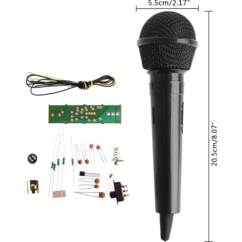 Wireless Microphone FM Kit Training Electronics Production Parts DIY C7AA
