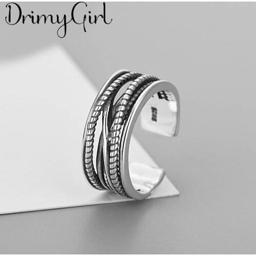 Boho Gothic New Layer Chains Rings For Women Men Jewelry Birthday Gift Romantic Wedding Engagement Drop Shipping