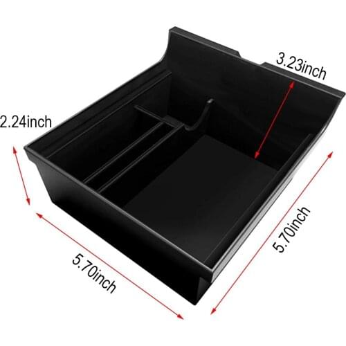 Center Console Organizer Tray Replacement for Tesla Model 3 Y 2021 Car Concealed Cubby Drawer Storage Box