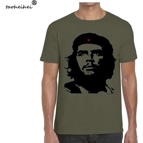 Che Guevara Store Mens Olive Military Green Tshirt Classic Alberto Korda Image