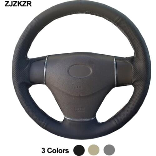 Car Auto Steering-Wheel Cover Volant For Hyundai Getz (Facelift) 2005-2011 Accent 2006-2009 2010 2011 Kia Rio Rio5 Stuurhoes