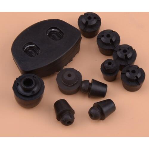 CITALL 11pcs Car Door Rubber Bump Stop Damper Buffer Shock Pad Set Fit For Mitsubishi Pajero Montero V31 V32 V43 V44 V45 V46 V73