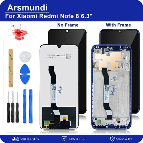 6.3'' Display For Xiaomi Redmi Note 8 LCD Display Screen Digitizer Assembly Replacement LCD For Redmi Note 8 Screen
