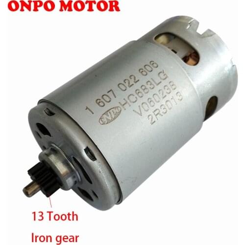 ONPO DC Motor 18V 13-Teeth 1607022606 HC683LG For PSR1800 li-2 Cordless Electric Drill Screwdriver Power Accessories
