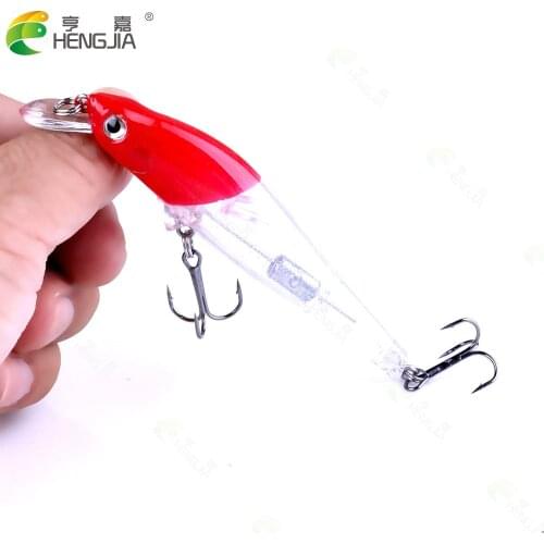HENGJIA Jerkbait wobblers 5 Colors 10cm 11g Hard Bait Minnow Crank Fishing lures Bass Fresh Salt water 6# hooks