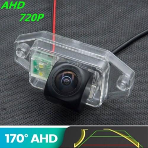 AHD 720P Trajectory Fisheye Car Rear View Camera For Toyota Land Cruiser Prado 2700 4000 120 Series 2002 Reverse Vehicle Camera