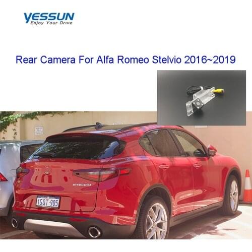 Yessun Car Rear View Camera HD Night Vision reverse parking camera For Alfa Romeo Stelvio 2016~2019