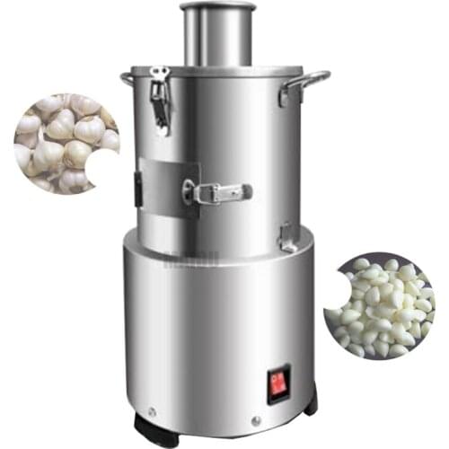 Commercial Electric Automatic Garlic Chopped Machine Whole Dry Garlic Peeling Machine Garlic Peeler Garlic Skin Removing Machine