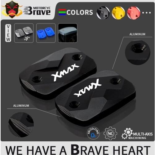 2020 For YAMAHA XMAX 300 125 XMAX125 TECHMAX Pair Front Brake Clutch Cylinder Fluid Reservoir Cover XMAX300 XMAX125 TECH MAX