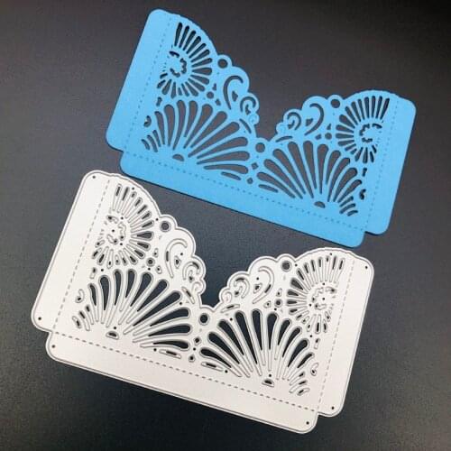 Shell Pocket Metal Cut Dies Stencil Scrapbooking DIY Album Stamp Paper Card Mold N1HF