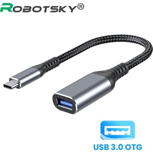 USB 3.0 To Type C Cable USB C OTG Adapter Micro USB 3.0 Audio Converter For Macbook Pro Samsung S20 Type-C Data Transmitter