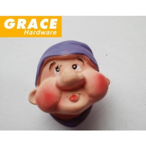 Fairy Tale Story Dwarf Series Kids Room Furniture Cabinet Handle Knobs Garden Hardware