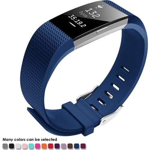 Replacement Smartwatch Strap For Fitbit Charge 2 Band Soft Silicone Accessorie Bands For Fitbit Charge 2 Bracelet Wristband