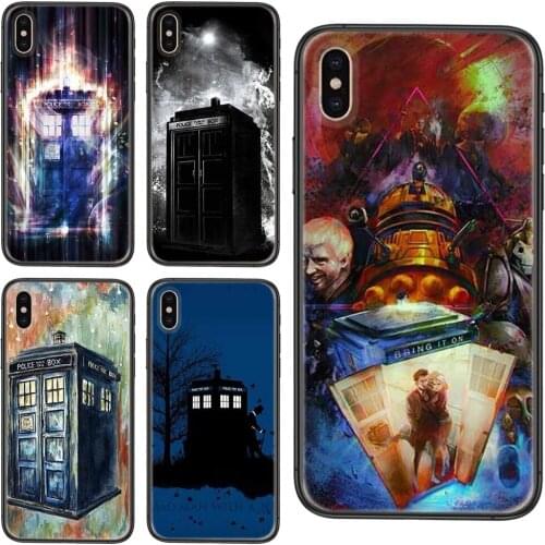 Tardis Box Doctor Who Tv Cute First Soft TPU 2021 New Arrival for Huawei Honor V40 10X Lite Case Honor 8x 9s 10 20 Lite 10i 20i