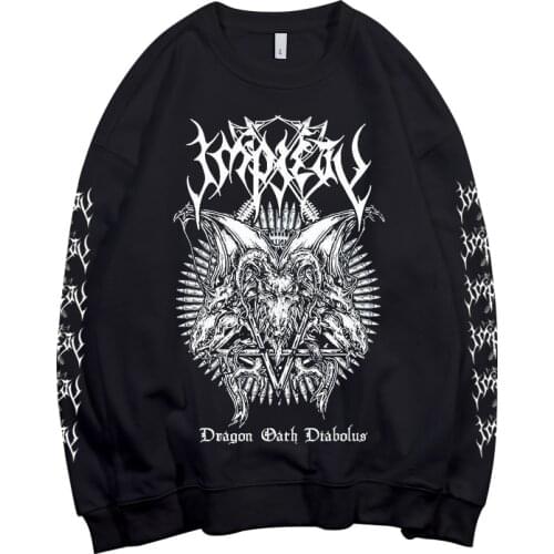 3 designs IMPIETY Singapore band Pollover Sweatshirt rock hoodie heavy black metal sudadera rocker streetwear fleece Outerwear
