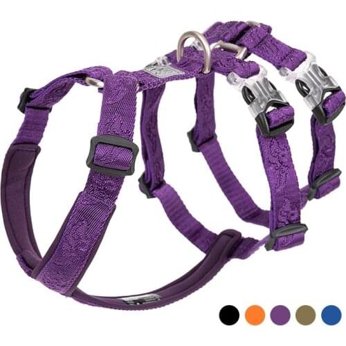 Truelove Dog Harness Double H Adjustable Dog Vest Training Escape-Proof Pet Belt Safety Runing Walking Dogs Strap Harness Soft