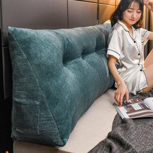 VESCOVO winter warm big long reading pillow backrest cushion large pillow tatami Bed headrest